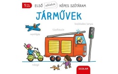 Járművek - Első képes szótáram - Szivacskönyv KBB L7324